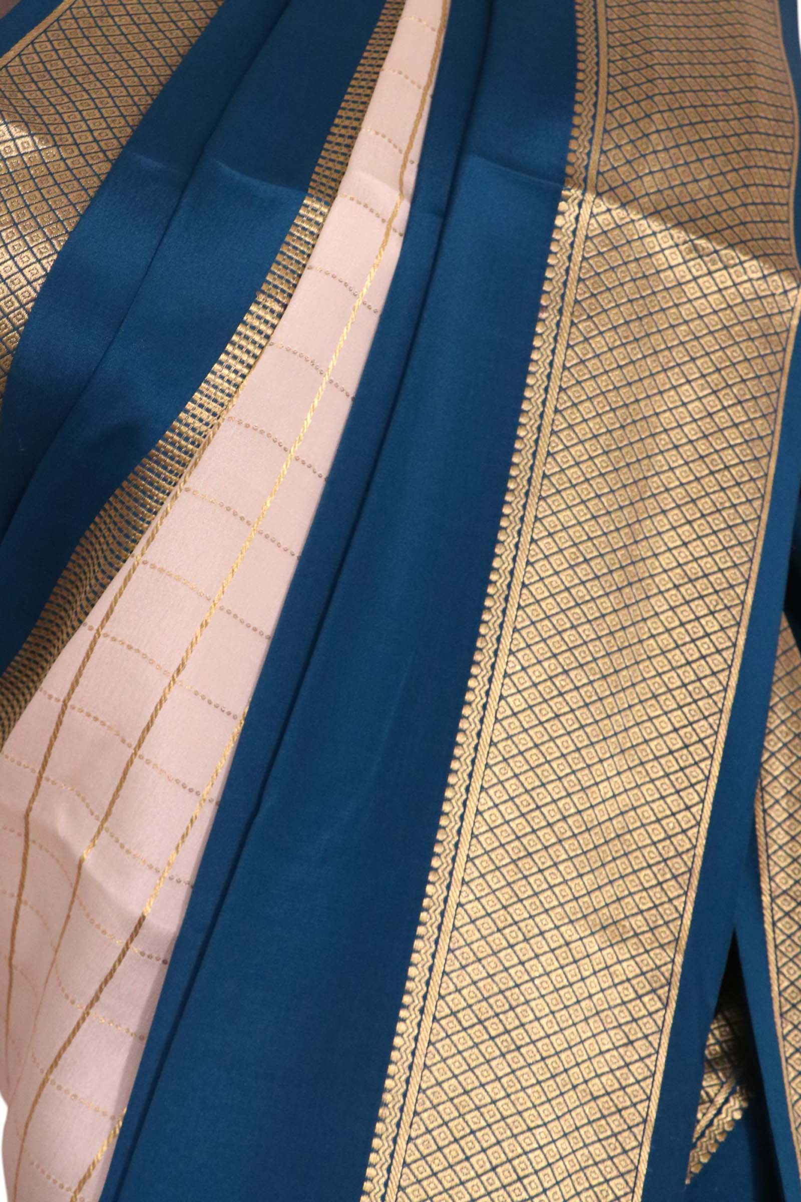 Pure Mysore Crepe Silk Saree AL212198